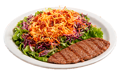 Salada Crocante com Bife do Vazio